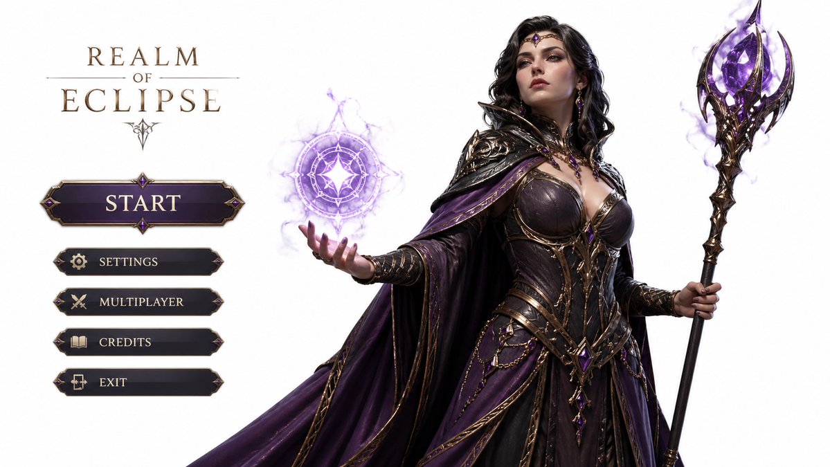AI Prompt for 3D Gaming Character Sorceress Design