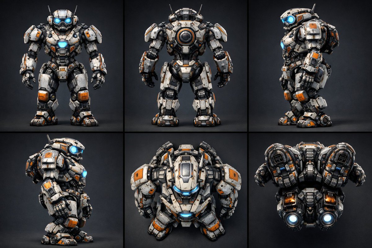 AI Prompt for 3D Robot Character Rendering with PBR Quality