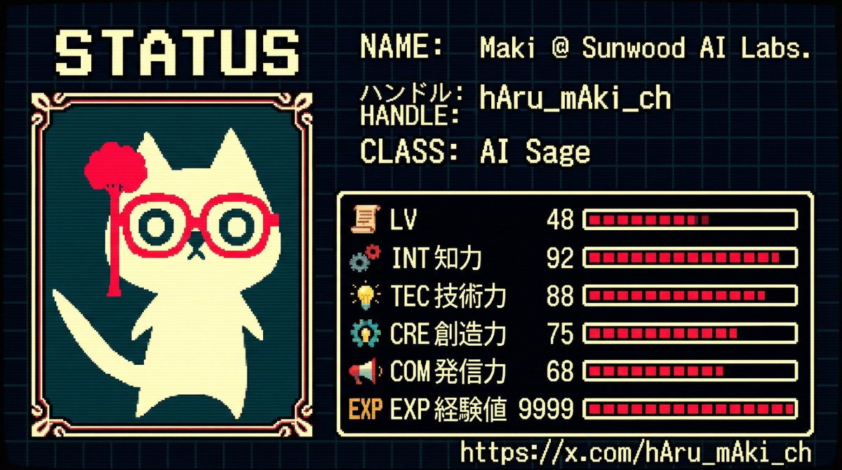 AI Prompt for 8-Bit RPG Character Status Screen with Automated Stats and Job Class