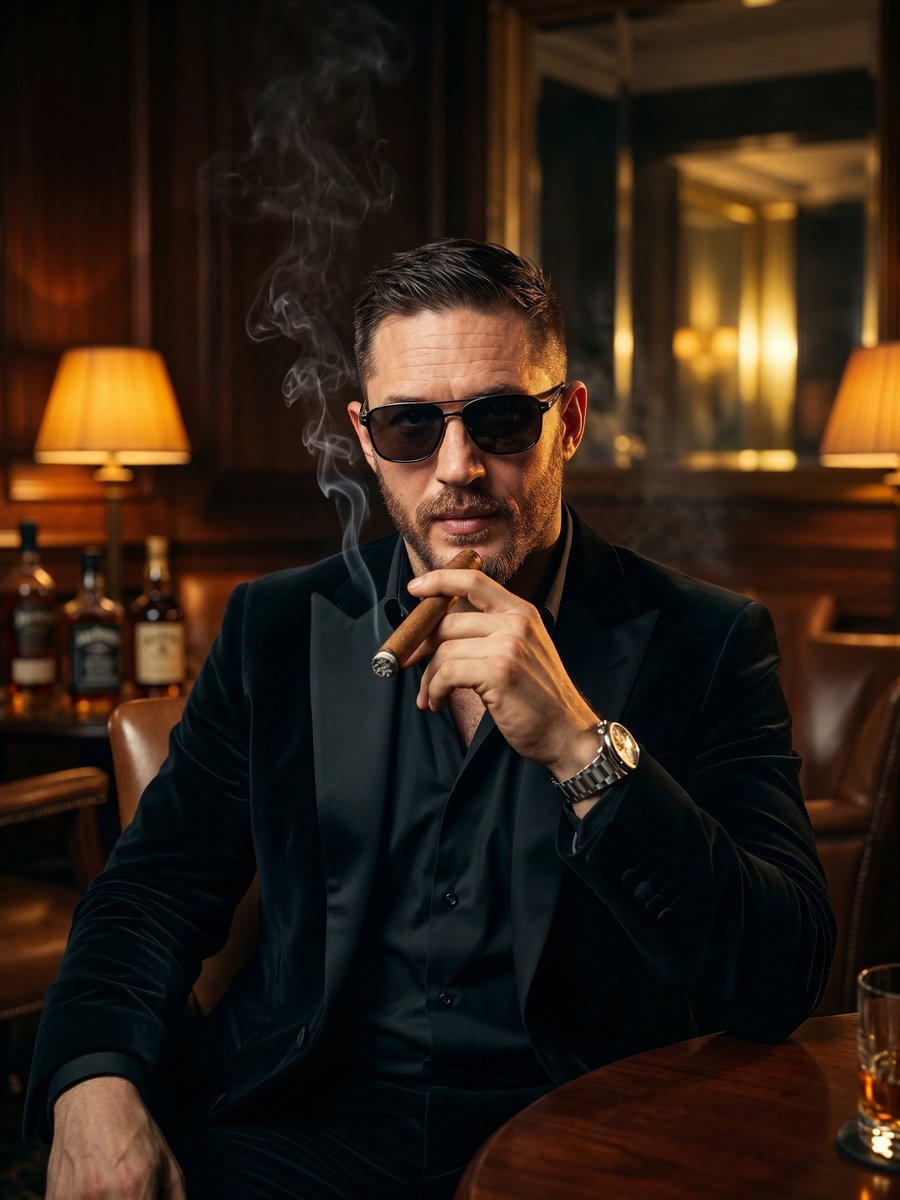 AI Prompt for a Luxury Club Cinematic Noir Portrait