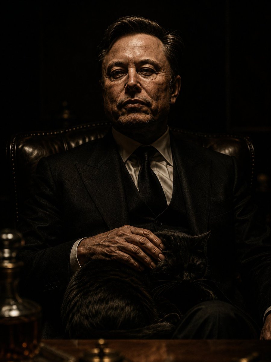 AI Prompt for Aged 'Godfather' Style Leader with Harsh Top Lighting