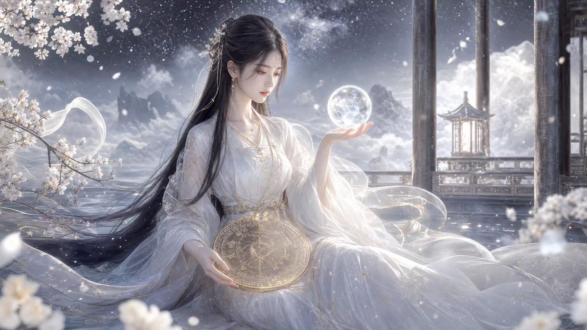 AI Prompt for an Ethereal Oriental Fairy Fortune Teller in Hanfu