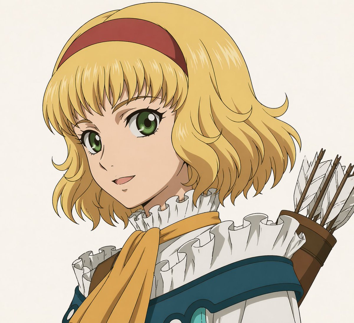 AI Prompt for Anime Archer Portrait with Censored Face