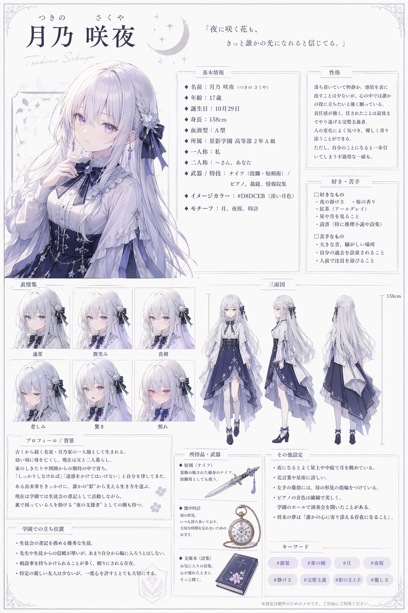 AI Prompt for Anime Character Design Document