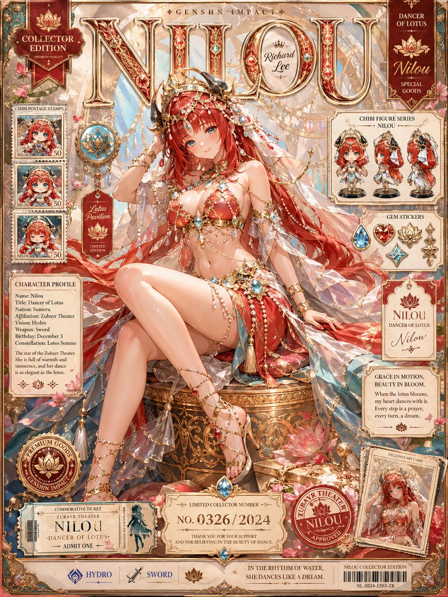 AI Prompt for Anime Collector Edition Character Poster