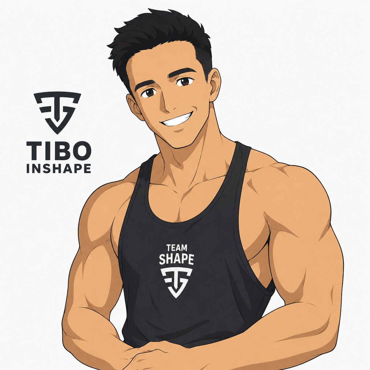 AI Prompt for Anime Fitness Influencer Portrait Generation