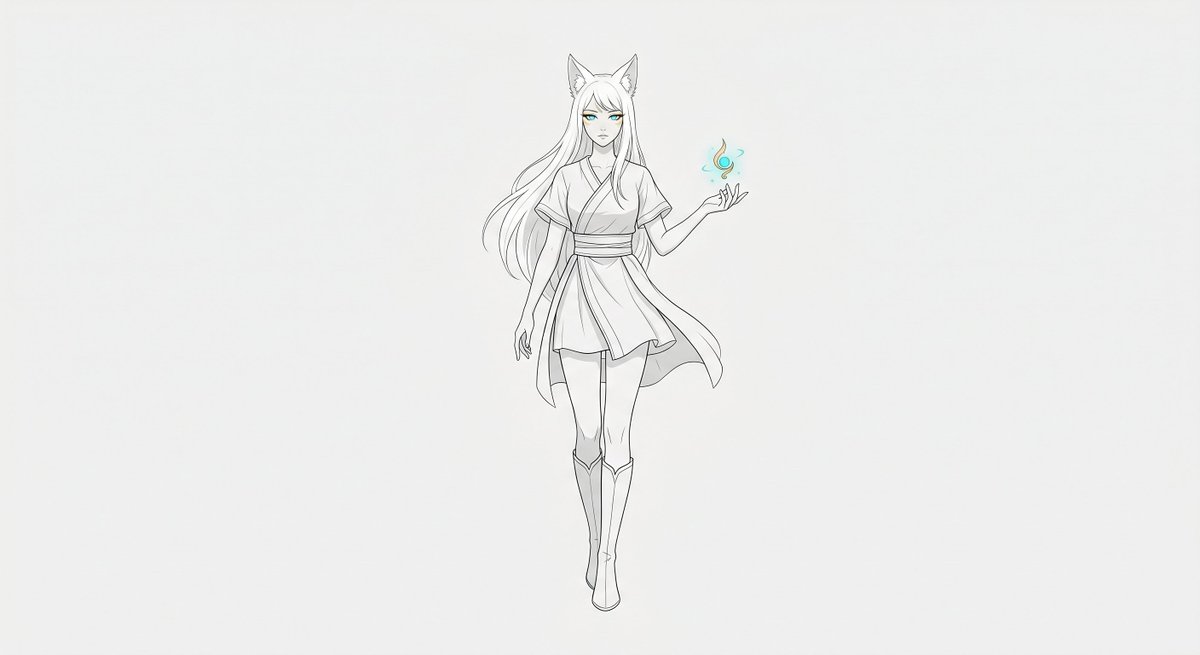 AI Prompt for Anime Fox Spirit Character Design