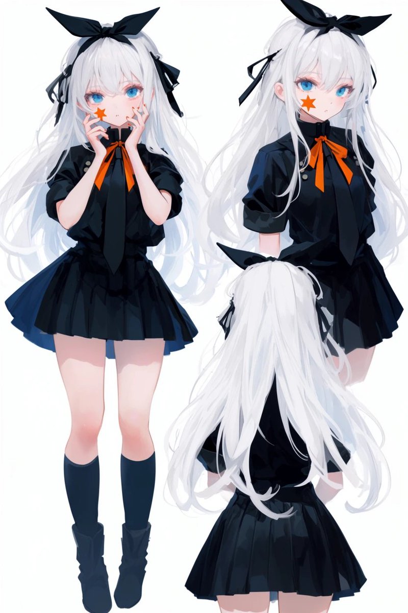 AI Prompt for Anime Gothic Schoolgirl Character Design