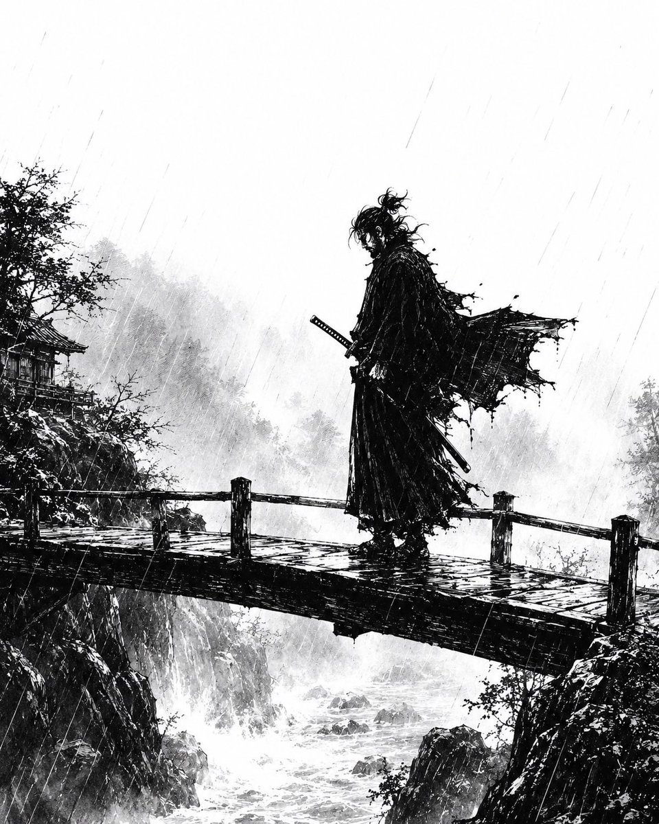 AI Prompt for Anime-Inspired Samurai Illustration