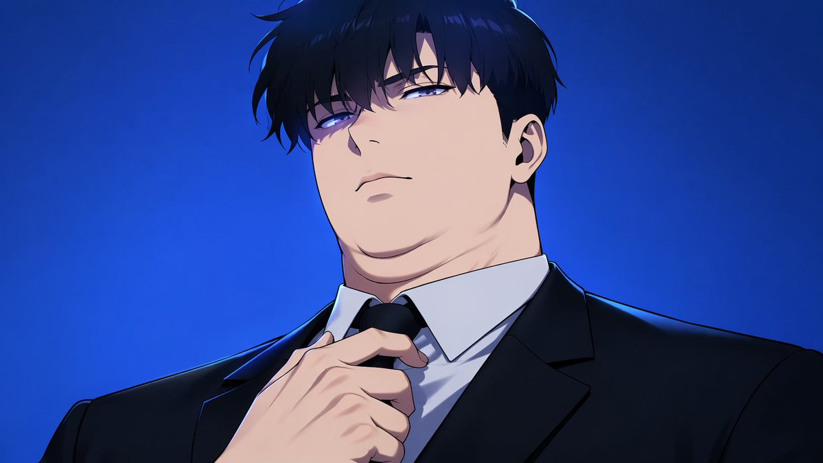 AI Prompt for Anime or Manhwa-Style Boss Character in Suit