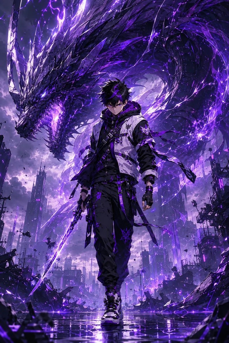AI Prompt for Anime-Style Character and Worldview with a Powerful Guardian Spirit Beast