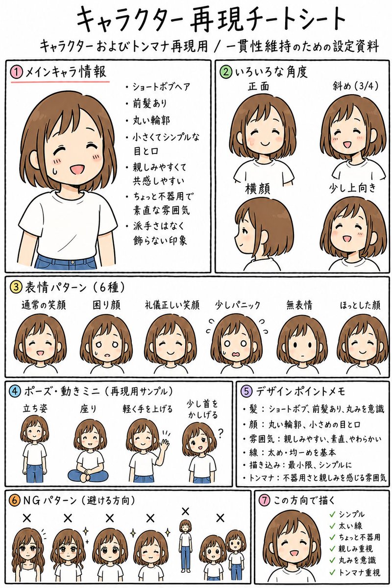 AI Prompt for Anime Style Character References