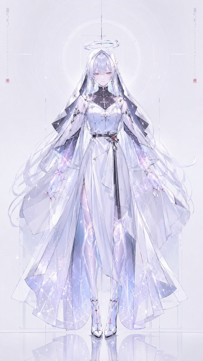 AI Prompt for Anime-Style Sci-Fi Angel Concept Art and Character Design