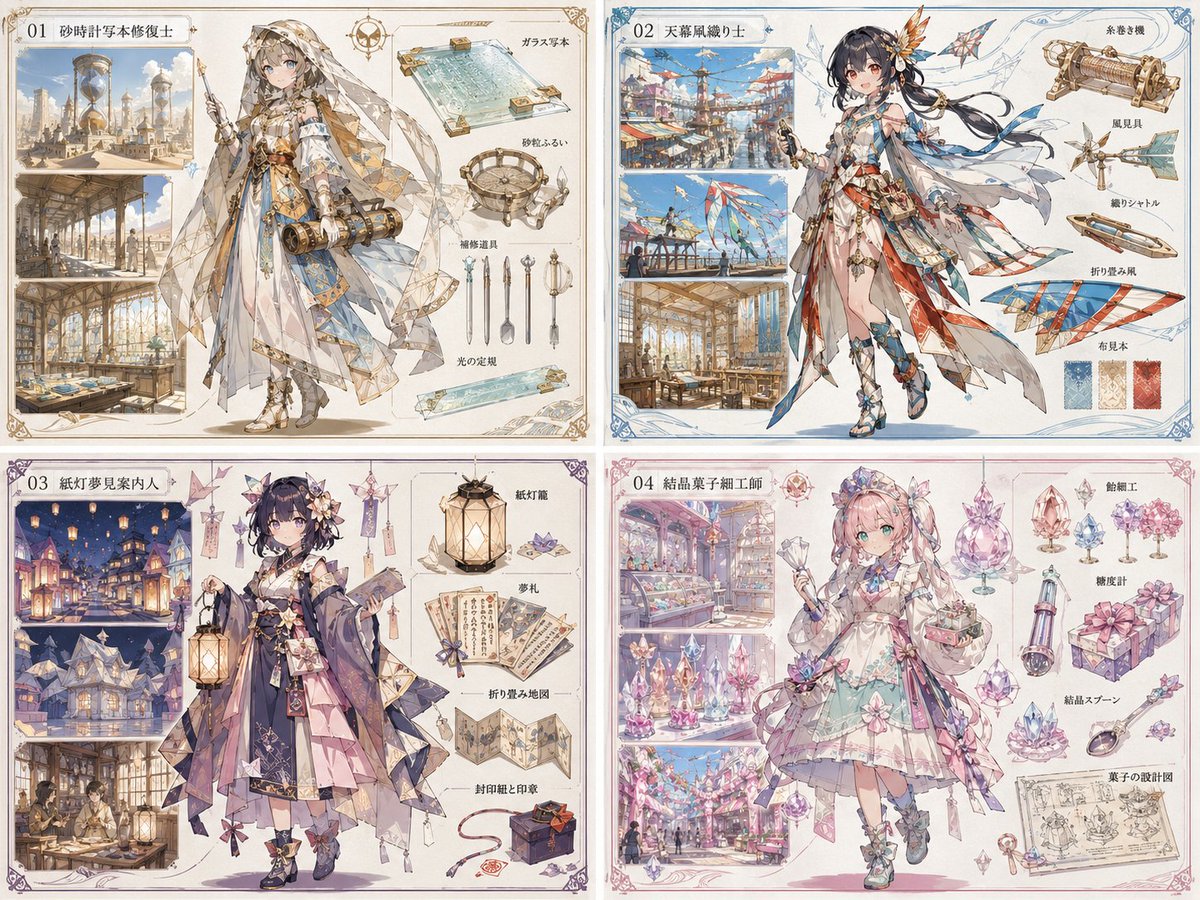 AI Prompt for Anime World Building and Character Sheet