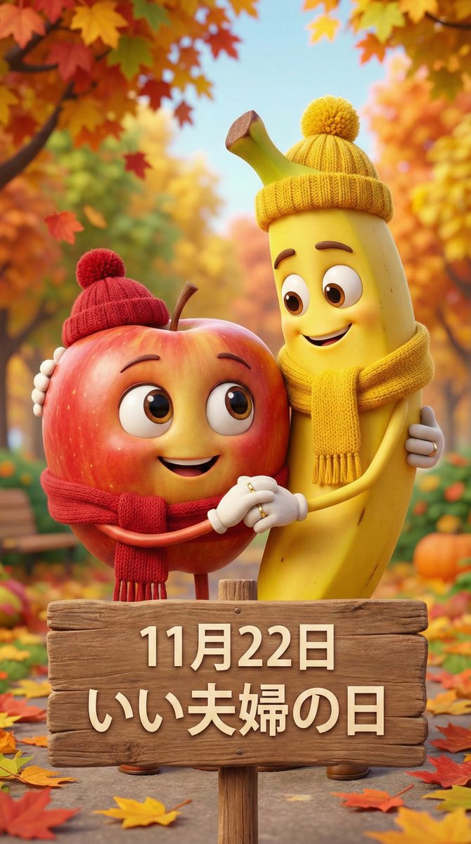 AI Prompt for Anthromorphic Fruit Couple - Generate a Cartoon Apple and Banana Pair