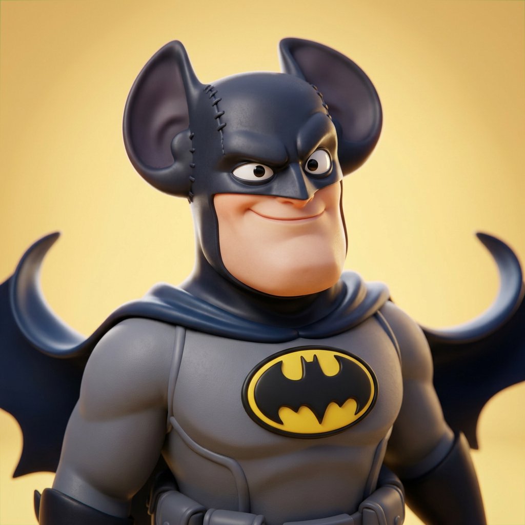 AI Prompt for Big-Head Cartoon Harry Potter Portrait with Magical Background