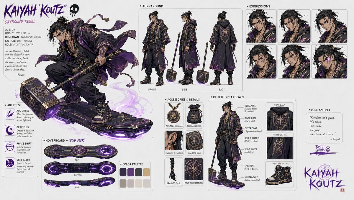 AI Prompt for Character Design Refinement - Male Arcane Minimalistic Style