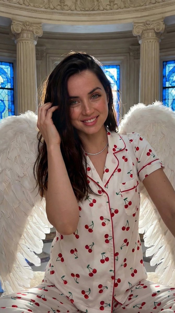 AI Prompt for Cinematic 3D Strawberry Angel Portrait with Wings