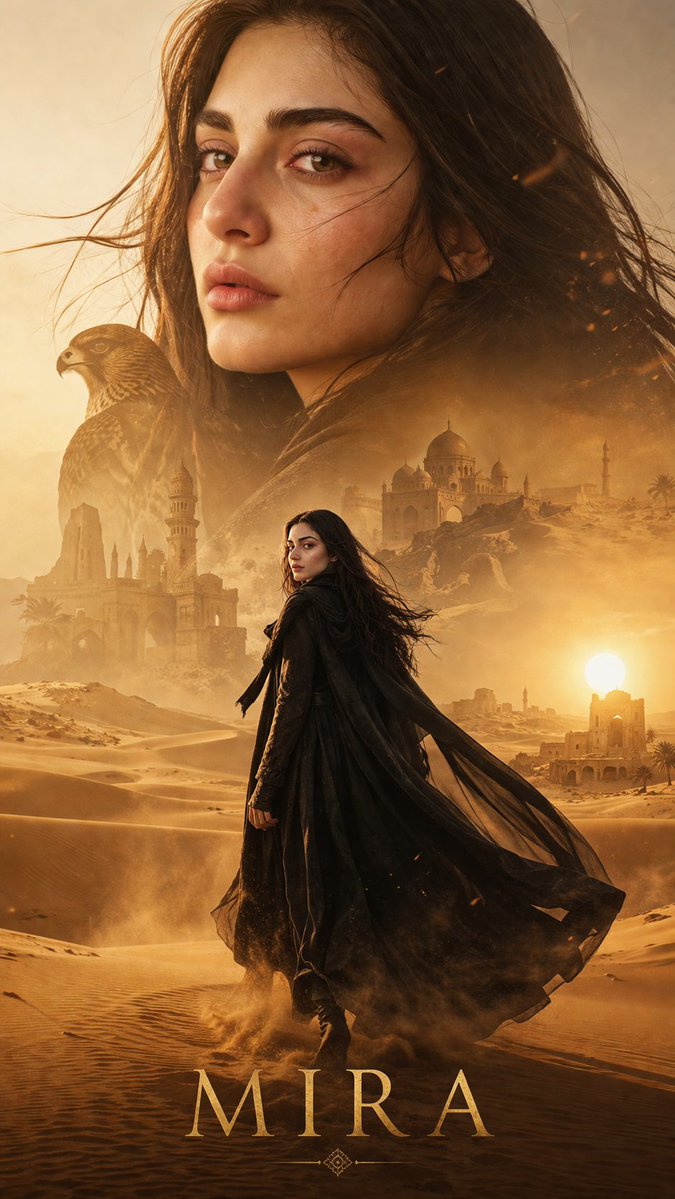 AI Prompt for Cinematic Character Posters with Desert Landscape