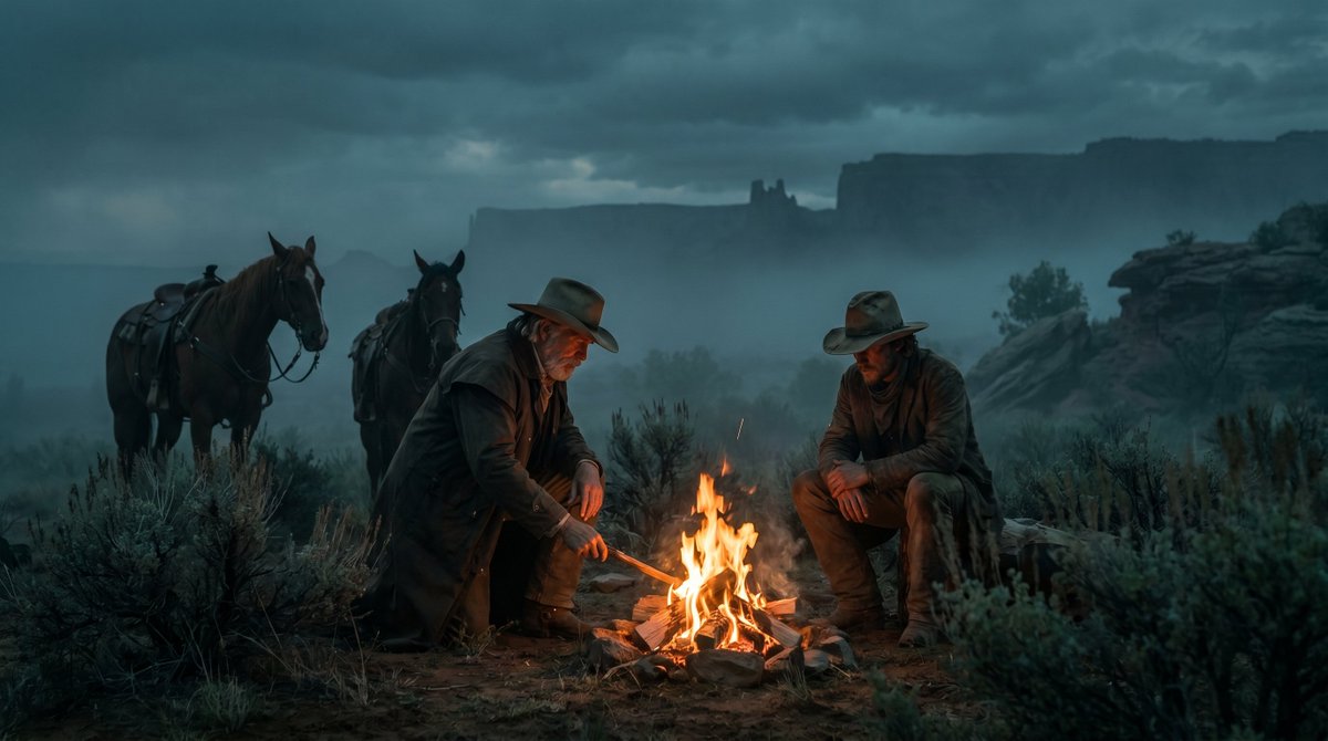 AI Prompt for Cinematic Cowboy Style Character Illustration