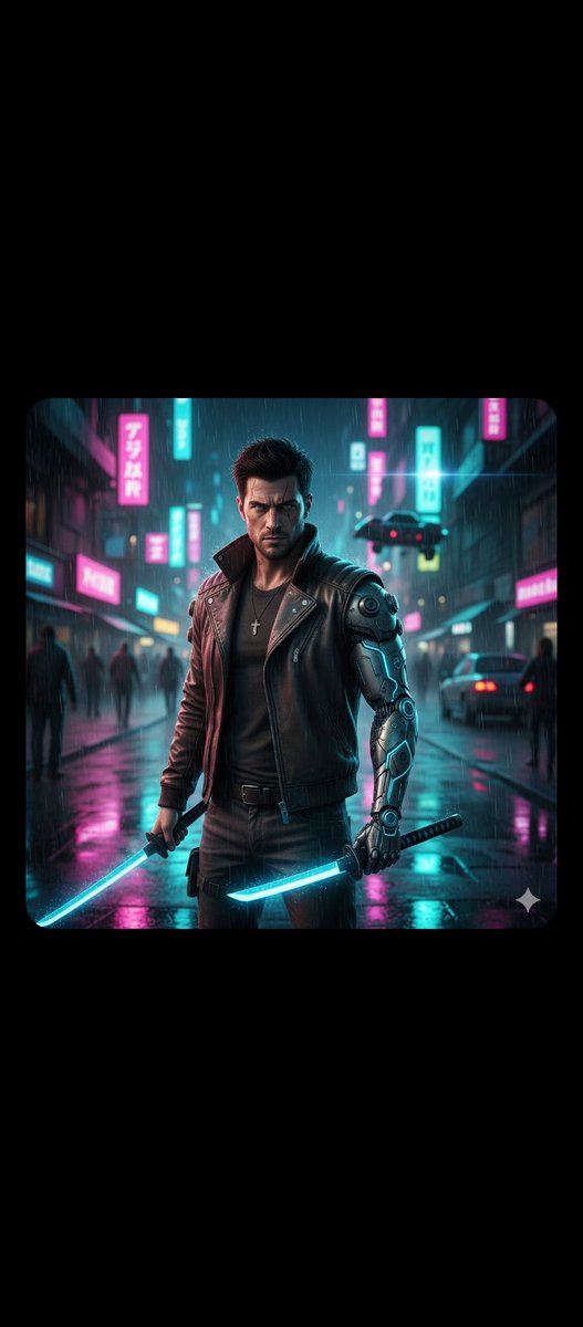 AI Prompt for Cinematic Cyberpunk Tokyo Street Scene with Glowing Neon