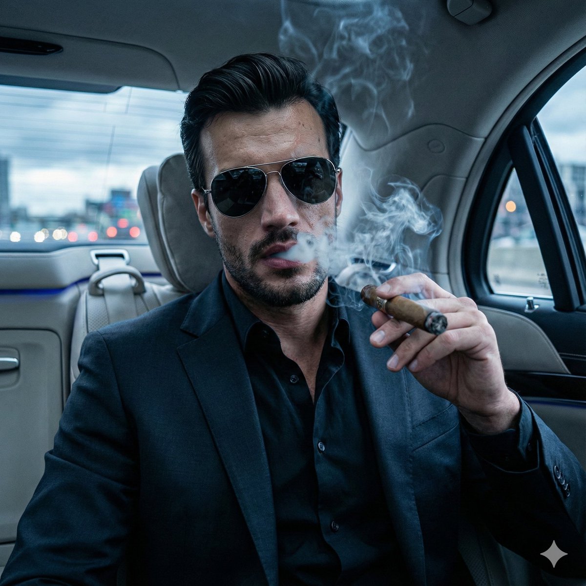 AI Prompt for Cinematic Mafia Boss Portrait