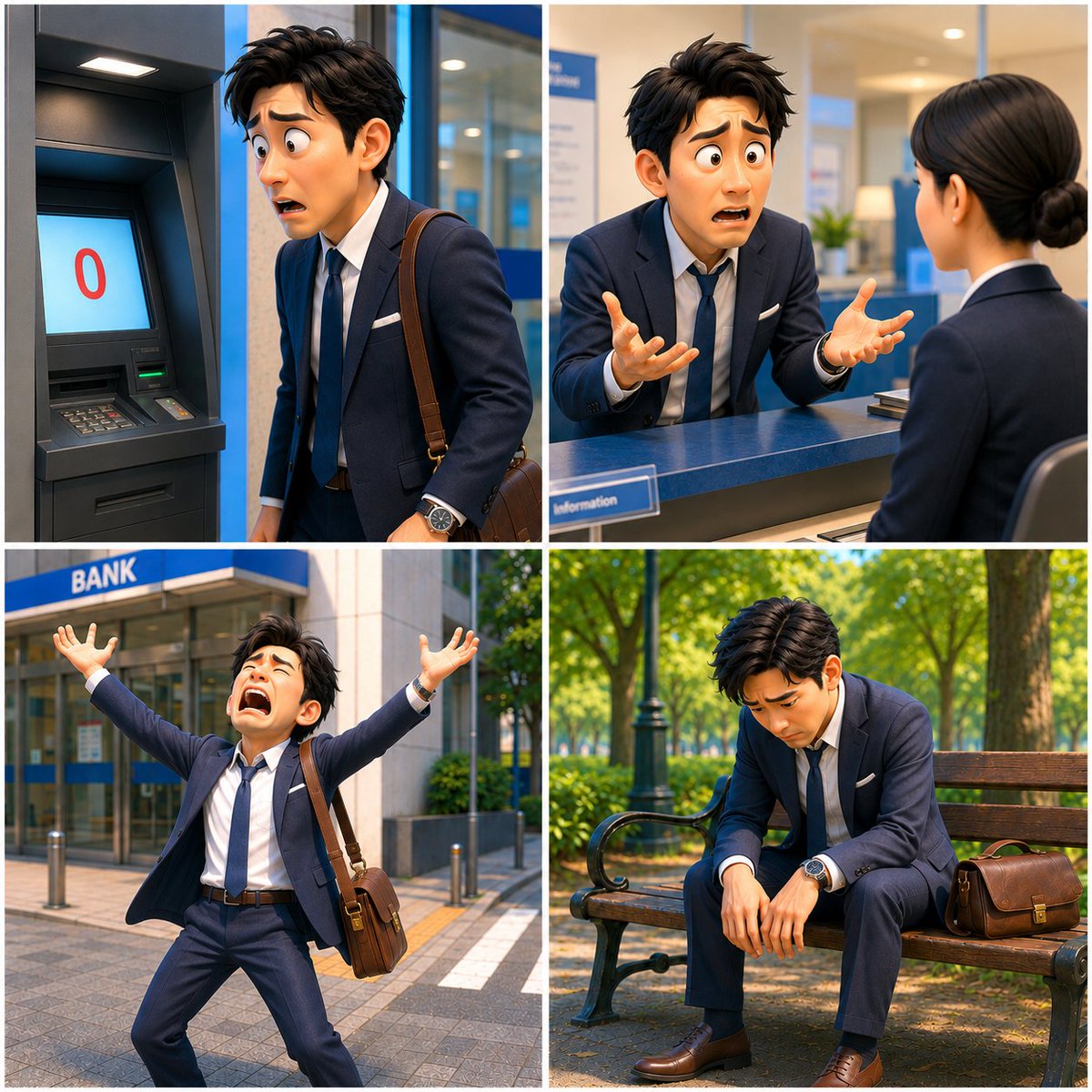 AI Prompt for Cinematic Storyboard with Zero Balance Theme