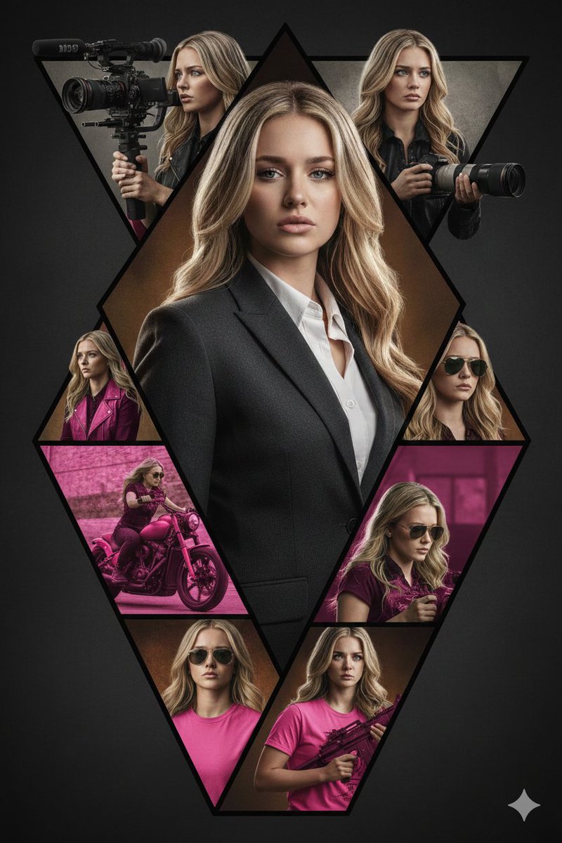 AI Prompt for Cinematic Vertical Movie Poster Design with Multi-Role Character
