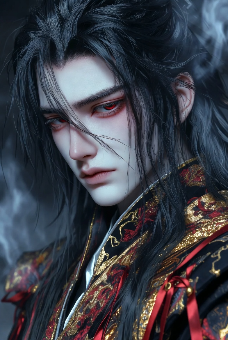 AI Prompt for Cinematic Wuxia Scene: Epic Dark Raven vs. Azure Frost Confrontation