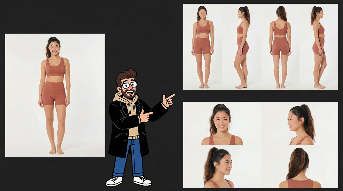 AI Prompt for Consistent 360-Degree Character Turnaround Views