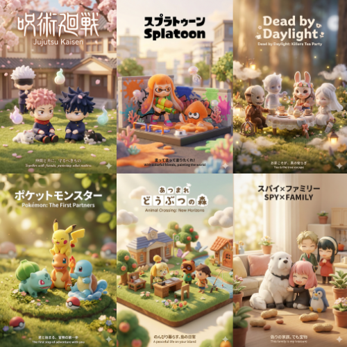 AI Prompt for Creating Chibi-Q 3D Healing Toy Movie Posters