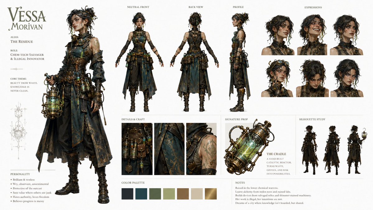 AI Prompt for Creating Custom Character Identity Boards with Unique Seeds and Physical Presence