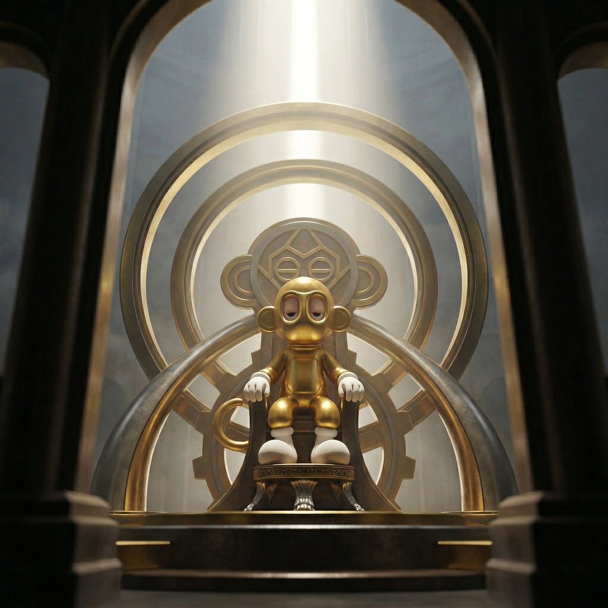 AI Prompt for Creating Realistic Dominance Portraits with 3D Throne