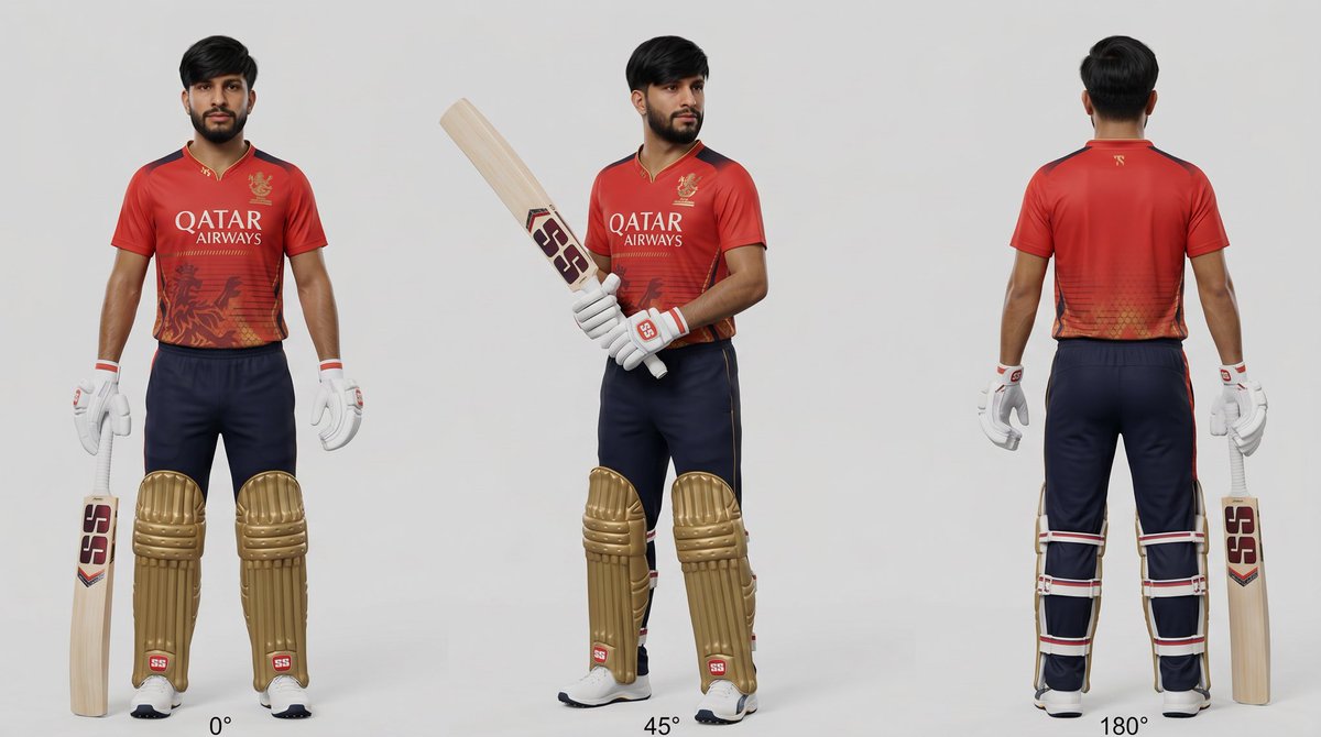 AI Prompt for Cricket Player Character Sheet with 3D Character Design
