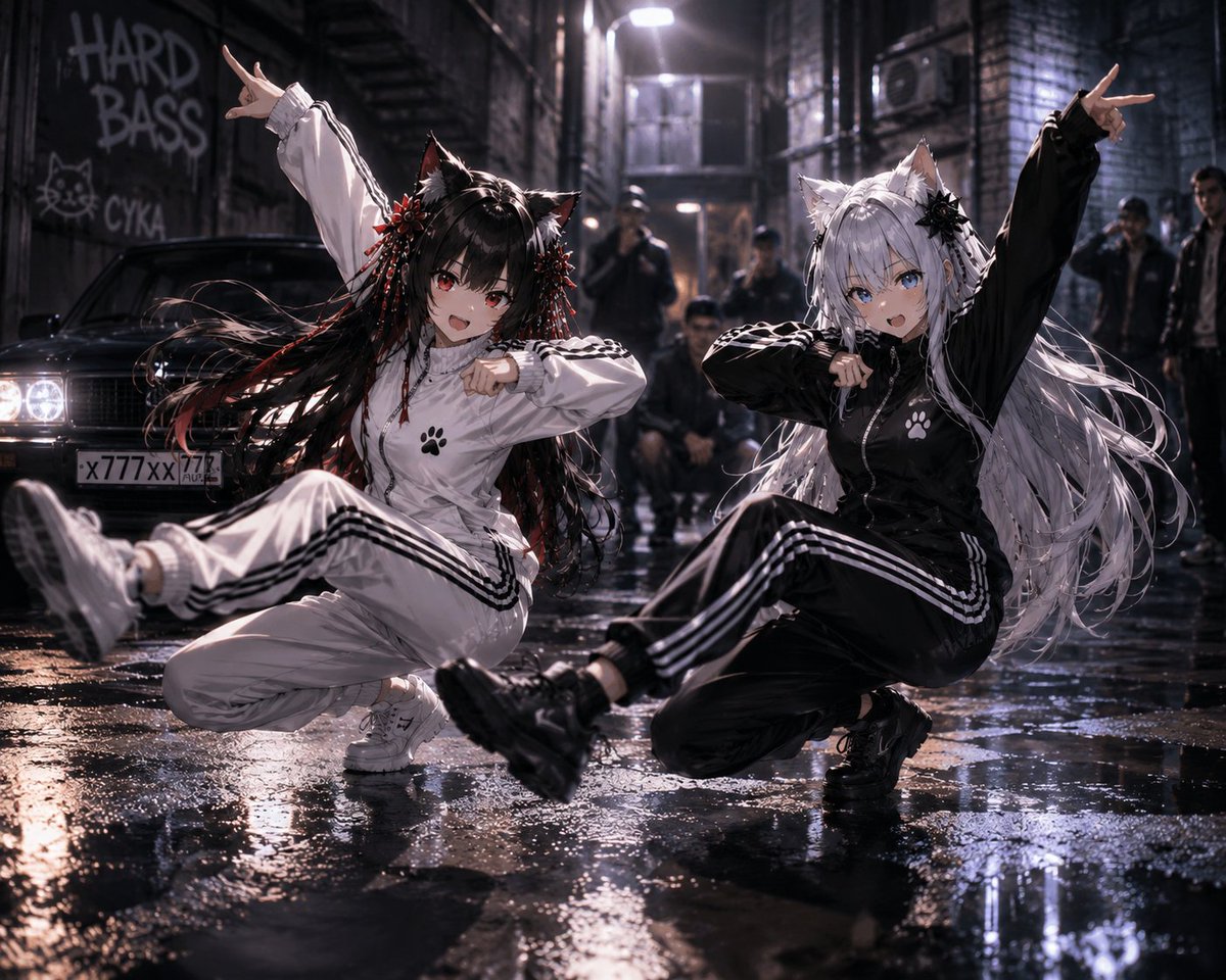 AI Prompt for Cyberpunk Anime Street Dance Art