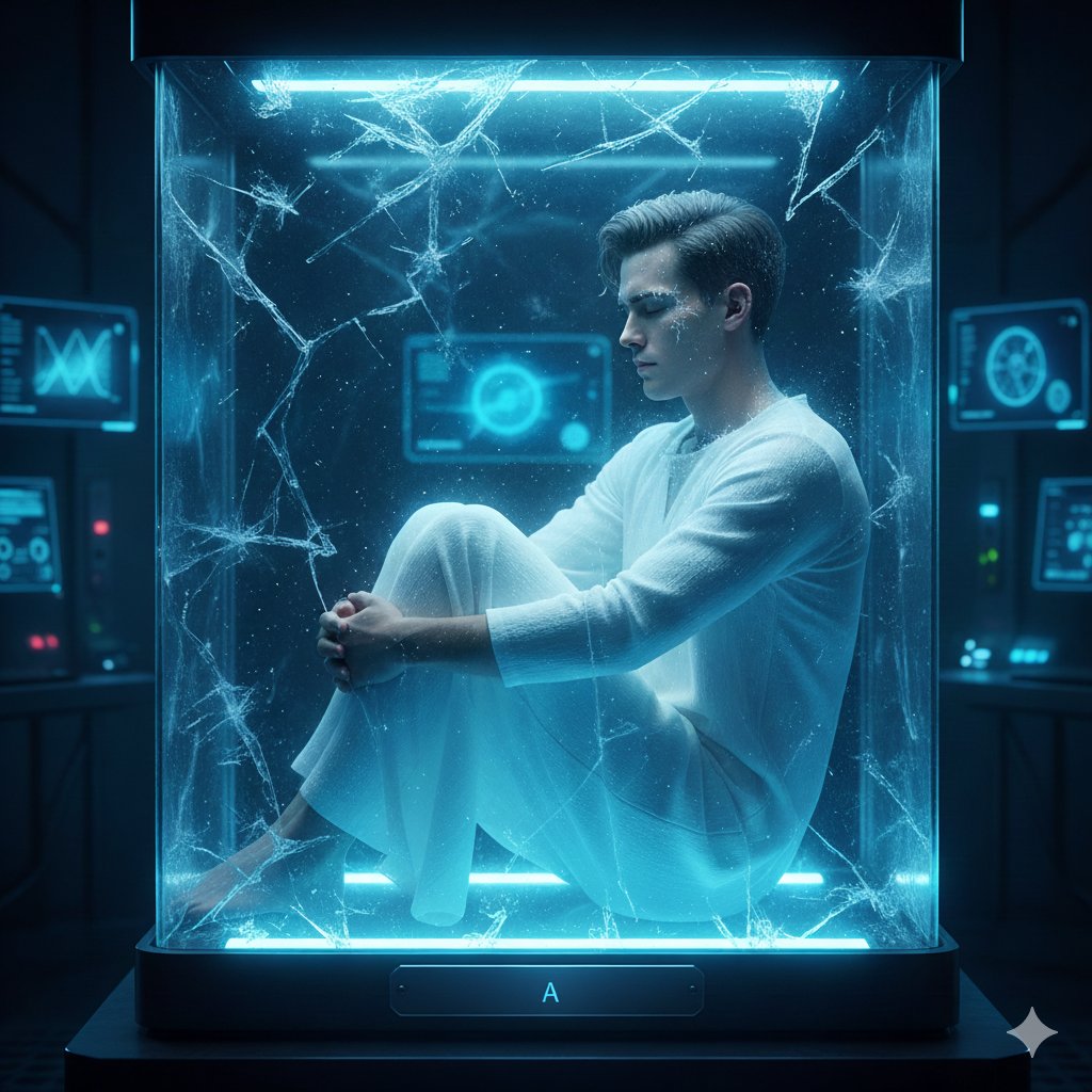 AI Prompt for Cyberpunk Cryo Chamber Image