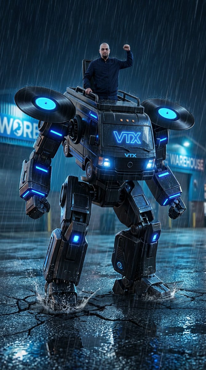 AI Prompt for Cyberpunk Mecha Robot at Night