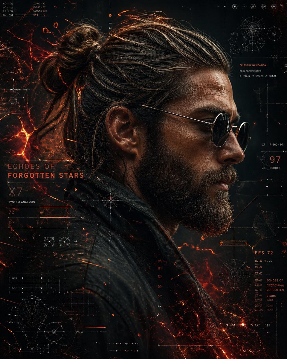 AI Prompt for Cyberpunk Portrait with Sci-Fi Interface and Holographic UI