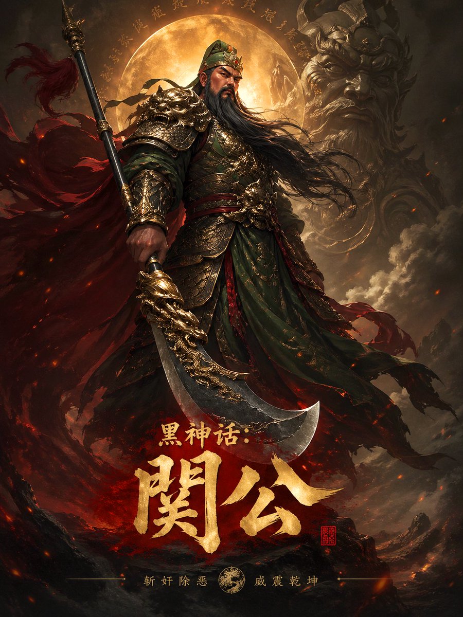 AI Prompt for Dark Fantasy Hero Poster Art