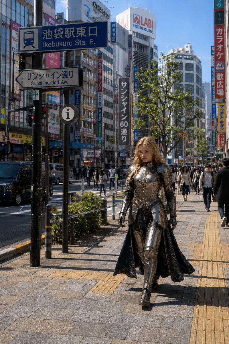 AI Prompt for Fantasy Armored Cosplayer Scene