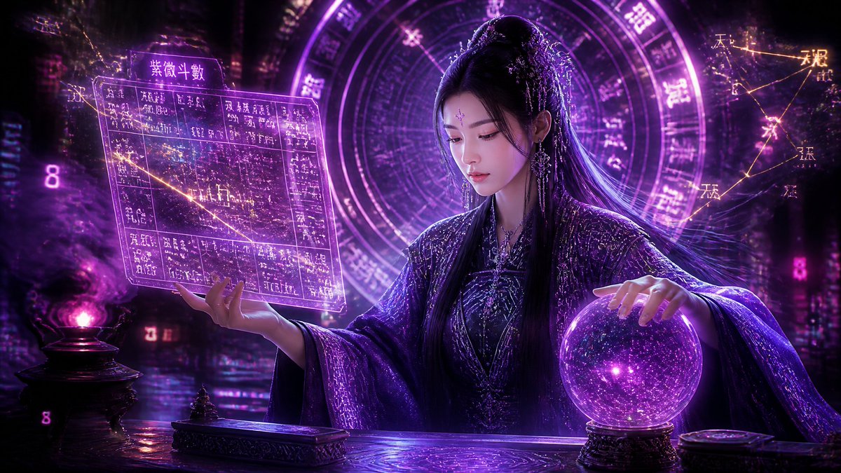 AI Prompt for Fantasy Cyberpunk Chinese Character with Neon Lighting