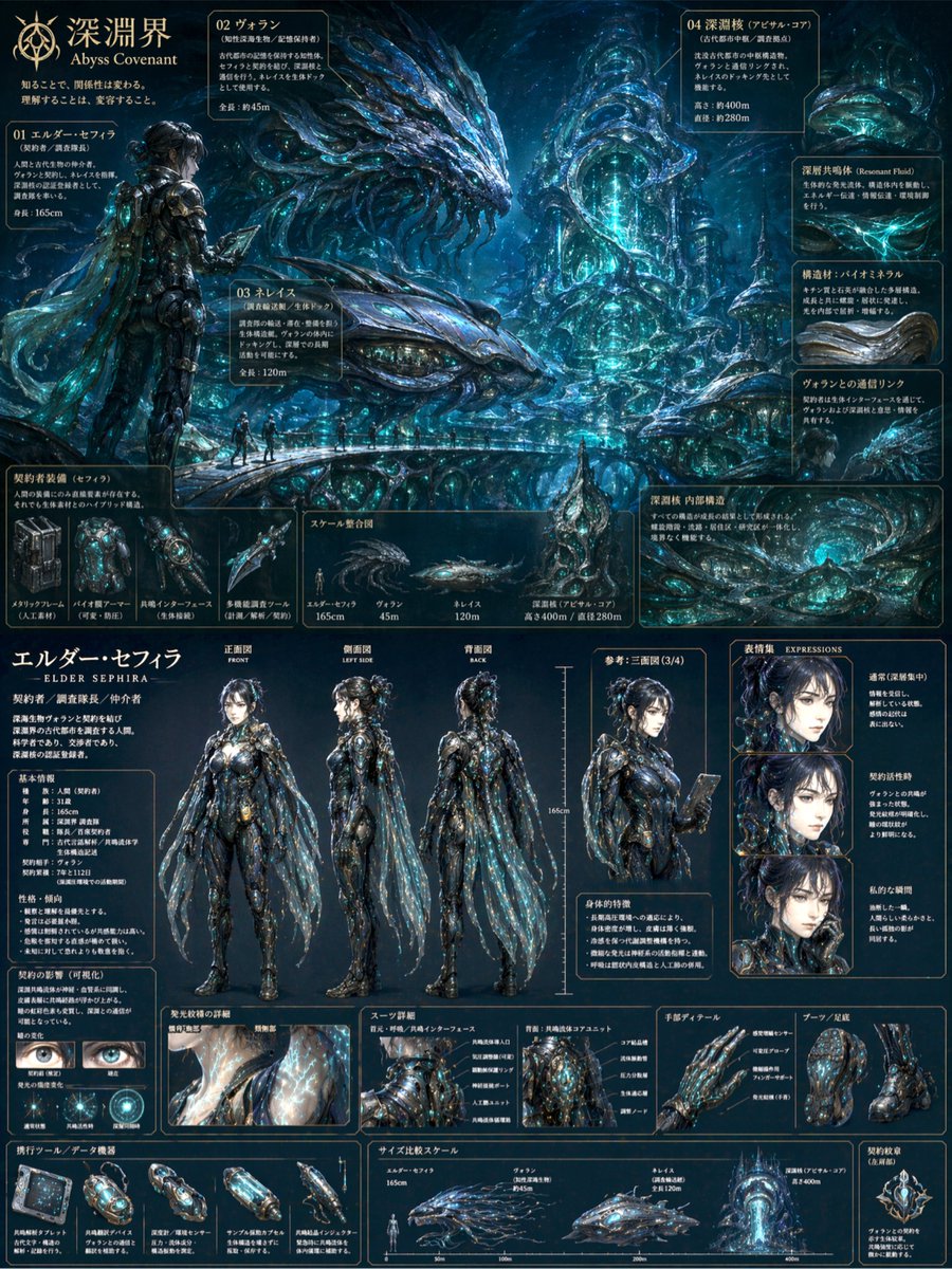 AI Prompt for Fantasy Sci-Fi Character Art and Concept Boards