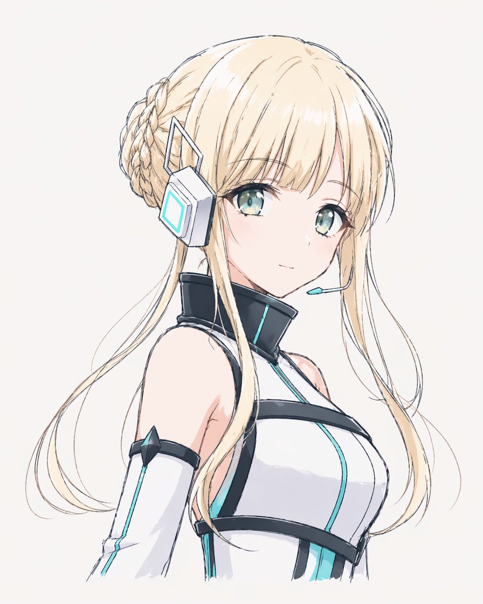AI Prompt for Futuristic Anime Profile Portrait in Concept Art Style