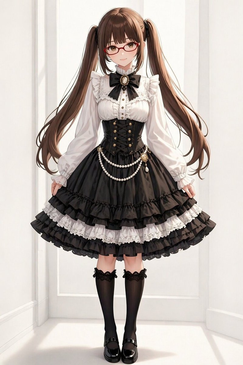 AI Prompt for Gothic Lolita Anime Portrait Image Generation