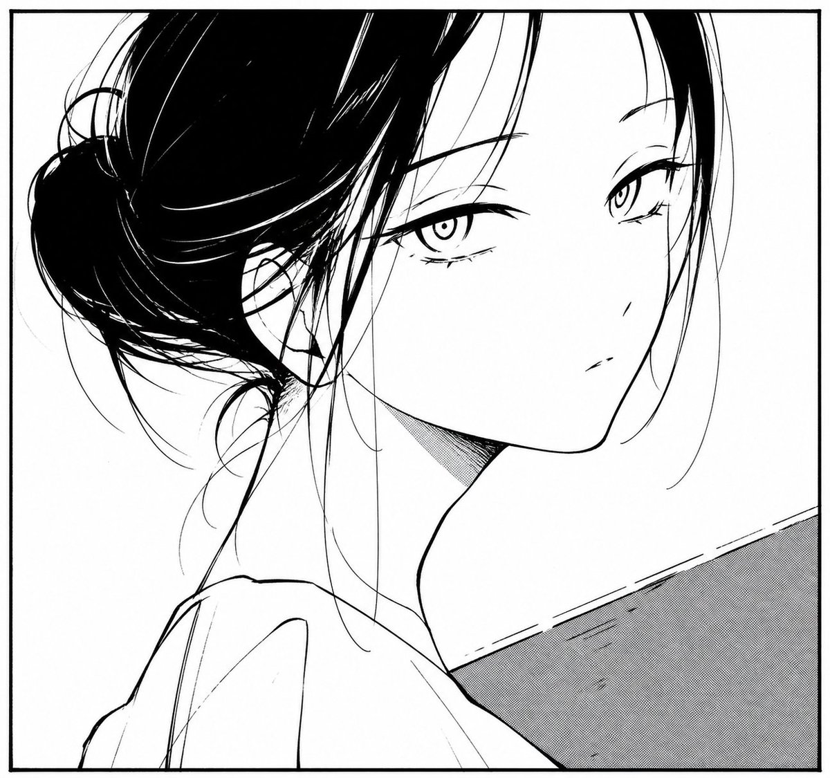 AI Prompt for High-Contrast Manga Style Portrait with Expressive Eyes