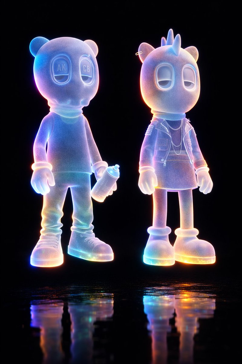 AI Prompt for High-Resolution Holographic Character Generation