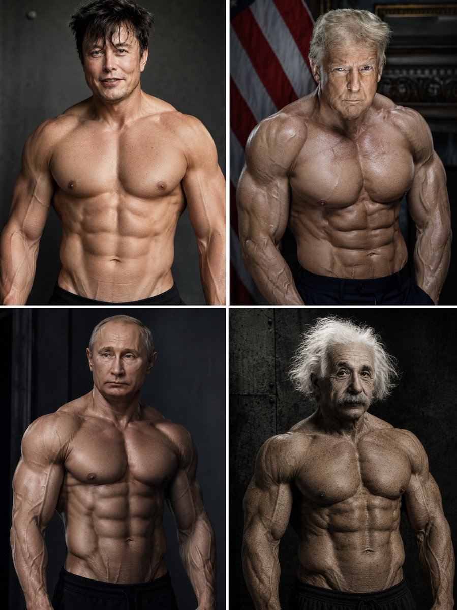 AI Prompt for Hyper-Muscular 8K Portrait with High Muscle Detail