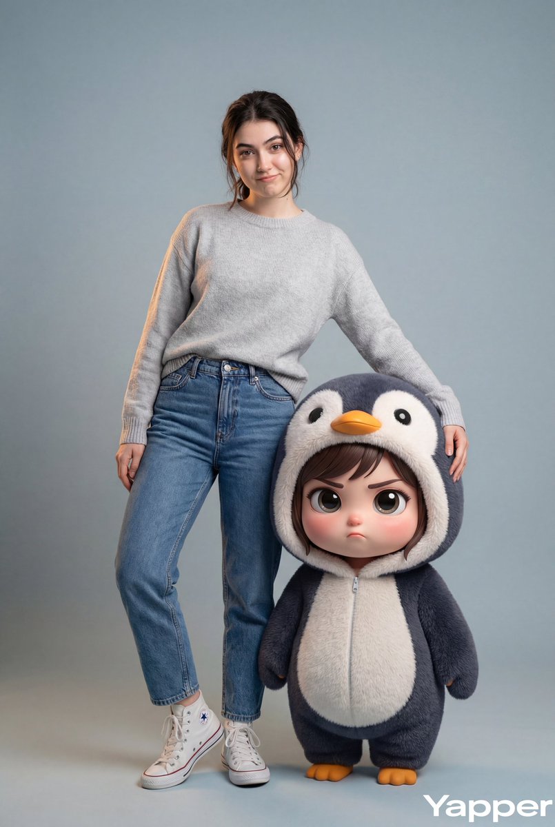 AI Prompt for Hyper-Realistic Chibi Character Portraits with Penguin Theme