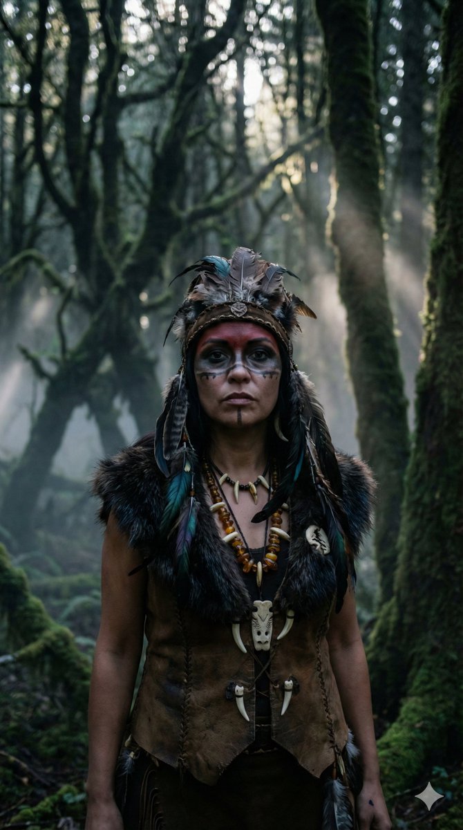 AI Prompt for Hyper-Realistic Female Shaman Portrait