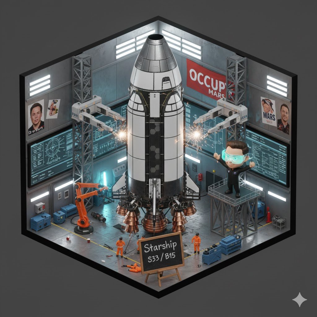 AI Prompt for Isometric 3D Chibi-inspired Tony Stark Workshop Scene